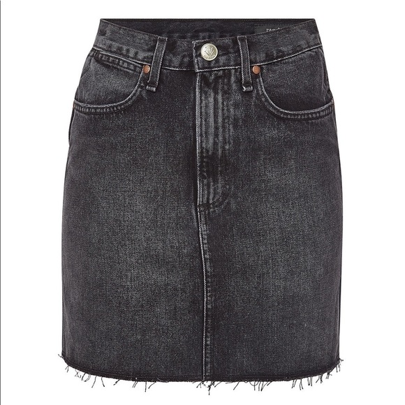 Rag & Bone Moss Denim Skirt - Picture 4 of 12